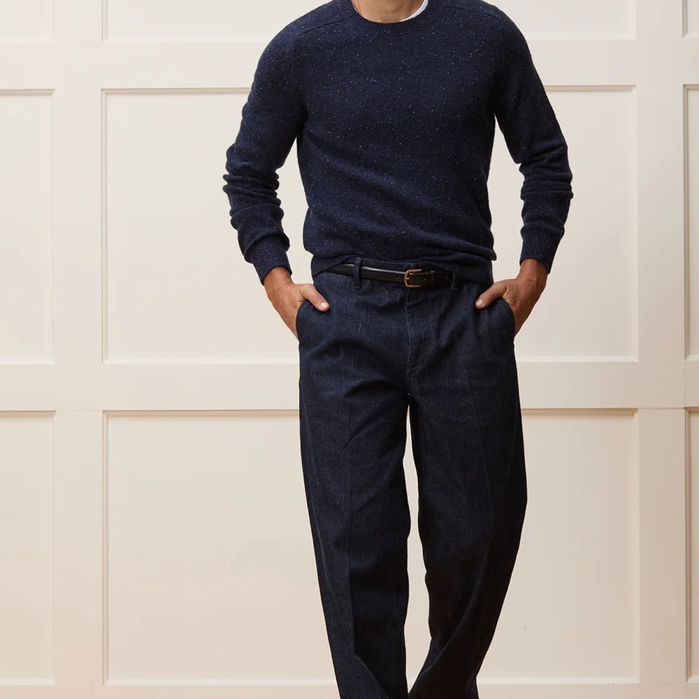 American Eagle Outfitters Navy Crewneck Sweater